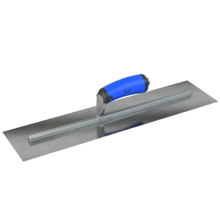 Steel City Trowels By Bon Finish Trowel, Square, Carbon Steel, 20 X 5, Comfort Grip 67-244